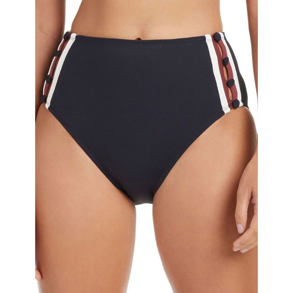 Bleu by Rod Beattie Womens Plus Size High-Waist Swim Bottom 16W Coconut NWT $79
